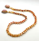 NIIHAU SHELL HELECONIA STYLE NECKLACE (23”)