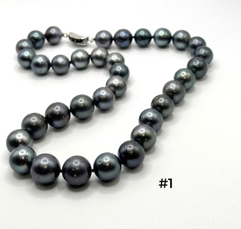 TAHITIAN PEARL NECKLACE (9-15mm)