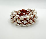 WHITE PEARL CUFF BRACELET