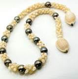 MOVING SALE: 25” TAHITIAN PEARL AND NIIHAU NECKLACE