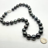 TAHITIAN PEARL NECKLACE (9-14mm) #111