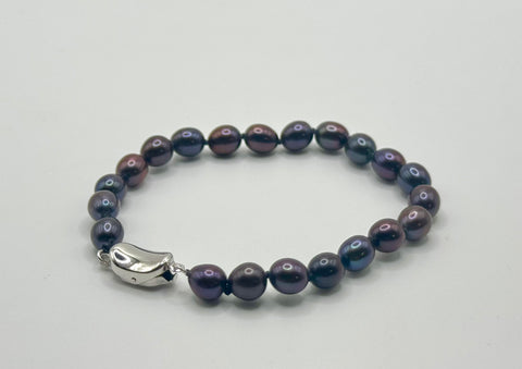 SALE! $69 DARK CHOCOLATE PEARL BRACELET