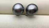 TAHITIAN PEARL STUDS (10-11mm)