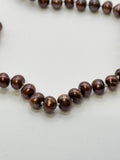 ¡SALE BUNDLE! 5 STRAND BROWN MICRO-PEARL NECKLACE SET • $189
