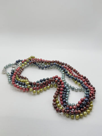 ¡SALE BUNDLE! 5 STRAND 5 COLOR MICRO-PEARL NECKLACE SET • $189