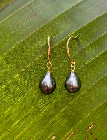 TAHITIAN PEARL DANGLES (9mm)