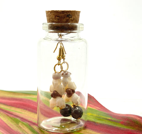 SALE! NIIHAU SHELL EARRINGS IN THE BOTTLE