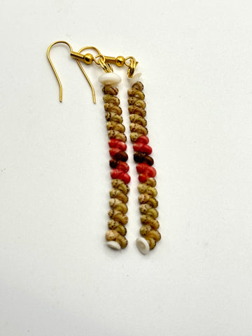 NIIHAU KAHELELANI EARRINGS (2.25”)