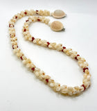 NIIHAU SHELL ROSELANI NECKLACE + EARRING SET (21”)