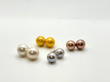 LARGE EDISON PEARL STUDS (11-13mm)