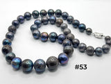 20 INCH BLACK EDISON PEARL NECKLACE (9-16mm)