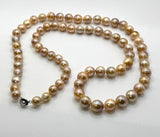 32” CHAMPAGNE APRICOT EDISON PEARL NECKLACE